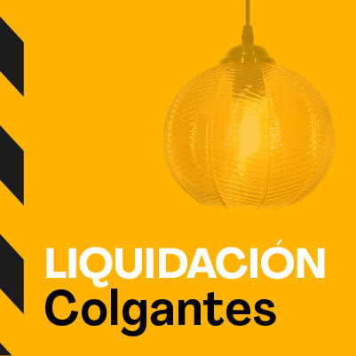Lámparas colgantes de techo en liquidación y remate de stock en LED Studio