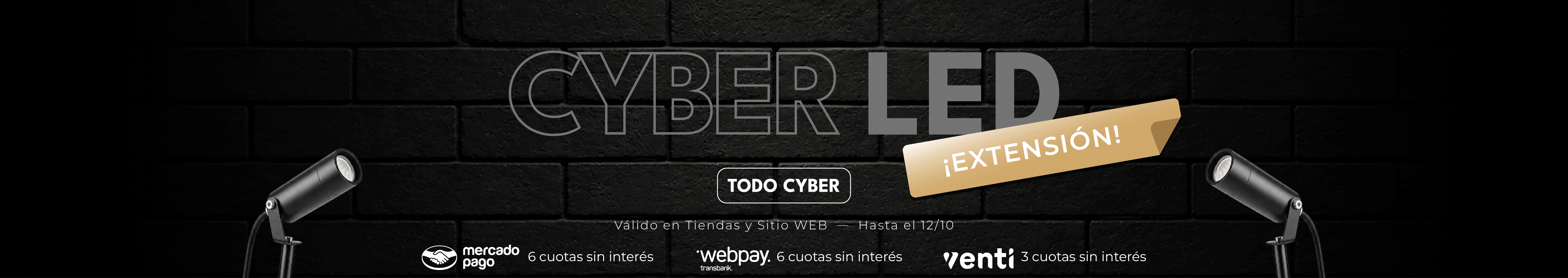Cyber LED Studio con ofertas en iluminación LED y productos seleccionados durante Cyber Day Chile